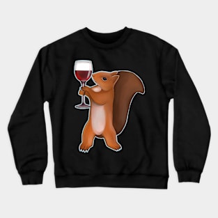 squirrel the wine master Crewneck Sweatshirt